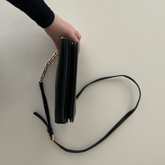 Tory Burch Crocked Leather Purse with Strap - Picture 8 of 8